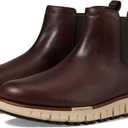 Cole Haan Men's Zerogrand Remastered Waterproof Chelsea Boot (9, Dark Coffee/Dark Roast/Oxford Tan)