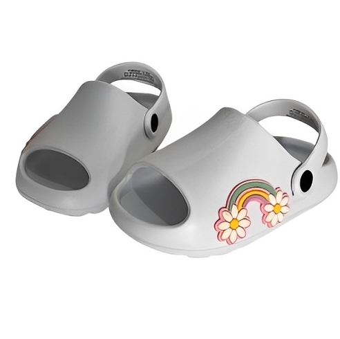 Coast Pillow Toddler Girls Rainbow Sandals – White
 Size 10