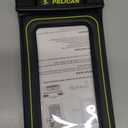 Pelican 3 Pack Marine - IP68 Waterproof Phone Pouch (Regular Size) Floating Waterproof Phone Case - Beach Cruise Ship Travel Essentials - Works w/ All Phones - Detachable Lanyard - Black/Hi-Vis Yellow