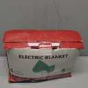 Electric Throw Heated Blanket 50''X60'' - Soft Silky Plush Electric Blanket with 5 Heating Level & 4 Hour Auto Off Heating Blanket, ETL Certified & Machine Washable for Grandma Gifts(Cream White)