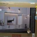LOAAO 48X30 Gold Bathroom Mirror, Rounded Rectangle Gold Frame Mirror, Brushed Gold Bathroom Vanity Mirror Wall-Mounted, Anti-Rust, Tempered Glass, Hangs Horizontally or Vertically