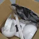 [Timer] Light Up Halloween Scary Ghost Decorations, Set of 2 DIY Spooky Crafts for Indoor Home Mantel Shelf & Tabletop Decor White