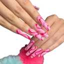 3 x NABulous Soft Gel Square Shaped Gel Nail Tips XL Length - Durable Full Cover Nail Tips - Made From Real Soft Gel, 10 Sizes, 500 Pieces - Easy To Remove (Square XL)