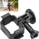 Pocket 3 Extension Adapter, Dual Cold Shoe Mount Camera Extender Frame for DJI Osmo Pocket 3 Creator Combo Handle Accessories for Microphone, Led Video Light, Tripod, Bicycle, Backpack Clip