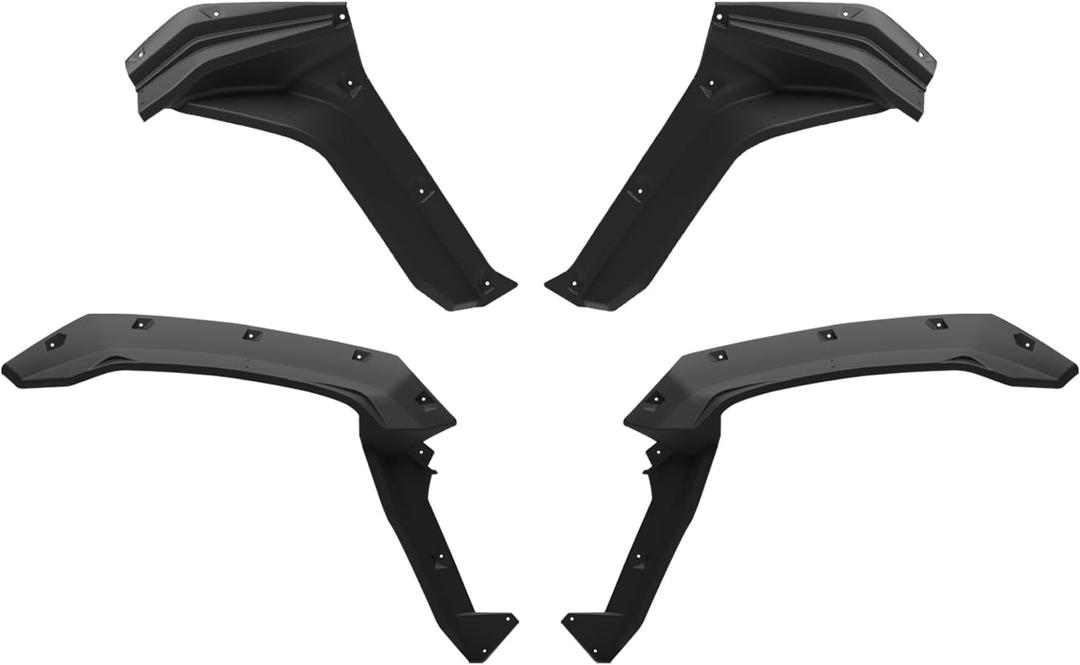 XXL Wide Fender Flares for Kawasaki Teryx KRX 1000, Front & Rear Extended Mud Flaps Mud Guards Extension for Kawasaki Teryx KRX 1000 2020-2025 Accessories(Replace #99994-1324)