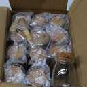 Otis Small Glass Bottles - Mini Jars w/Cork Stoppers - Round 100ml Mason Jars for Crafts, Candle Holders & Potion Bottles  12 Pack