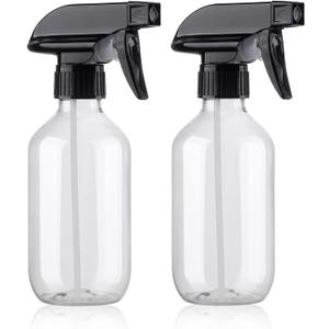 Teyssor Spray Bottles Water Spray Bottle 2 Packs- BPA Free -10 oz/300 ml Plastic Refillable Containers Fine Mist Small Spray Bottle with Adjustable Nozzle for Hair, Cooking, Cleaning