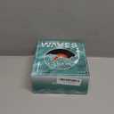 The Waves Vinyl Player, Waves Bluetooth Speaker, Portable Vintage Vinyl Speaker with Adjustable Light and Time for Bedroom, Party, White