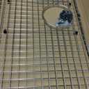 Serene Valley Sink Bottom Grid 28" x 13-15/16", Rear Drain with Corner Radius 2", Sink Protector NDG2814R