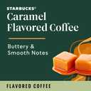 Starbucks K-Cup Coffee Pods, Caramel Naturally Flavored Coffee For Keurig Brewers, 100% Arabica, 1 Box (22 Pods) (EXP 12/05/26)