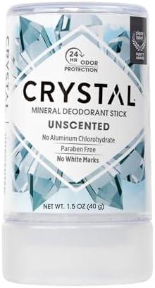 2pcs CRYSTAL Deodorant Mineral Deodorant Stick, Travel, 1.5 Ounce