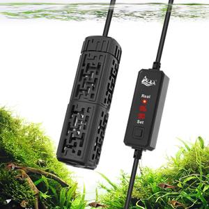 AQQA Fish Tank Heater,Aquarium Heater 50W 150W 250W 400W 500W 800W for 3-220 Gal,Set Temperature 59-93 Temperature Accuracy,Out of Water or High Temperature Automatic Power Off (50W to 3-10 gal)