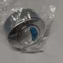 Haofy Toilet Flush Valves ABS Plastic Toilet Fitting Push Button Dual Drain Valve Water (# 1)