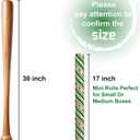 2 x MAYPLUSS Christmas Diagonal Stripe Gift Wrapping Paper - 17 Inch X 33 Feet - Classic Green and Luxury Gold Foil Crafty Stripe Gift Wrap for Holiday Wedding, Birthday Party Showers and Scrapbooking