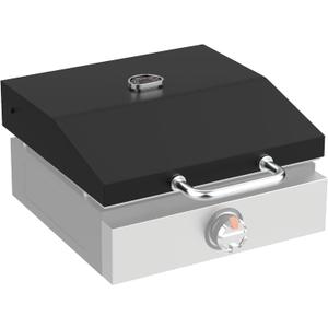 Upgrade Hinged Lid for Blackstone 17 inch 1832 Adventure Ready, Griddle Lid for 1832 Grill, Griddle Hard Cover Flat Top Lid Replacement Parts for 17" Blackstone Griddle Hood