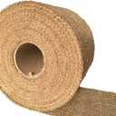Burlapper Burlap 3.5" Burlap Fabric Ribbon Roll Food Grade/Odorless | 12 oz Jute | (3.5" x 10 Yards, Natural)