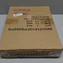 Printer Stand with Storage for Desk, with Fabric Drawer Desktop Printer Stand Shelf Organzier for Home Office, for Above and Under Desk Printer Table, Fax Machine Copier Scanner, Rustic Brown (Brown-Double Rod)