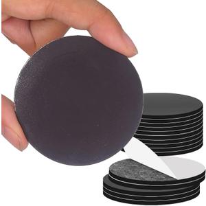 Round Big Magnet Dots with Adhesive Backing for Crafts DIY School Office Home Flexible Circle Large Magnetic Dot with Self Adhesive Alternative to Magnets Tape Sheet 16 Pcs 50mm Diameter 2x0.08