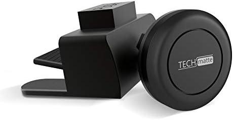TechMatte MagGrip Universal Magnetic CD Slot Mini Car Mount, Case Friendly CD Slot Phone Holder Compatible with All Smartphone (1 Pack)
