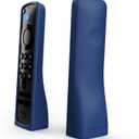 Mission Premium Standing Remote Sleeve for Alexa Remote and AirTag (Optional Remote Finder Feature) (Deep Blue)