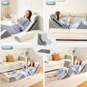 Yojoker 6pcs Orthopedic Bed Wedge Pillow Set for Sleeping, Post Surgery Foam for Body, Back and Leg Pain Relief Comfortable & Adjustable Support Pillows-Anti Snoring, Heartburn