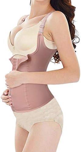 URSEXYLY Maternity Support Belt Postpartum Waist Trainer Shapewear Recovery Waist Cincher Beige, 6