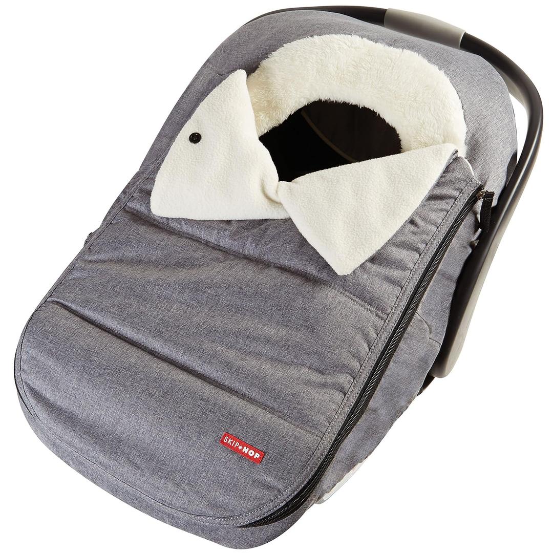 Skip Hop Winter Car Seat Cover, Stroll & Go, Heather Grey 16x3x27 Inch (Pack of 1)
