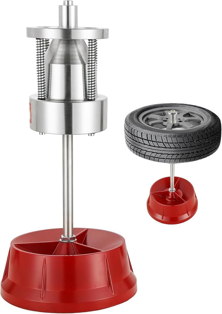 Portable Bubble Wheel Balancer, Heavy Duty Wheel Balancer with Bubble Level, Tire Balancing for Cars & Trucks, Rim Tire Balancer Machine for Car Light Truck Repair