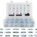 18 Types 90PCS Standard SAE & Metric Brake Caliper Screw, Brake Wheel Cylinder Screw Replace 30300 Brake Bleeder Screw Assortment, Bleeder Valve, Bleeding Screws, Bleed Kit