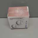 2 Pack Smoke Detector, Photoelectric Sensor Battery-powered Fire Smoke Alarm, LED warning light 85 dB alarm sound, low battery warning, mute and test buttons, suitable for living rooms, bedrooms, etc.