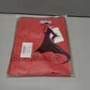 Women's Short Sleeve Cropped Cardigan Button Down Sweater Lightweight Knit Shrugs (Red, XL)