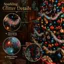 Artiluxy Christmas LED Canvas Wall Art, 24x18in, Lighted Tree with Timer