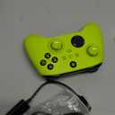 W&O Wireless Controller for With Xbox One, Xbox Series X/S, Xbox One X/S, PC, With RGB LED Light, Mappable Buttons, With 2.4GHZ Wireless Adapter Gamepad (Electric Volt)