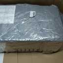 2 Pack 76 x 22 x 4.7" Waterproof Chaise Lounge Chair Cushion Outdoor Gray