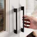 FILTA 10 Pack 6.3 Inch(160mm) Hole Centers Oil Rubbed Bronze Cabinet Pulls,Stylish Kitchen Cabinet Handles Zinc Alloy Cabinet Hardware for Cabinets Cupboard Handles Drawer Pulls