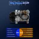 ECCPP A/C Compressor with Clutch Fast Cooling 2002-2003 Fit for Suzuki Aerio 2.0L 2004-2007 Fit for Suzuki Aerio 2.3L AC Compressor