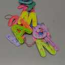 WovWeave 26 Pcs Christmas Stocking Tags Letter Hanging Ornaments Xmas Stocking Felt Tags Xmas Tree Decor Letter a to Z Cutout Tag Letters Name Tag Christmas Decor for Holiday Party Favors(26)