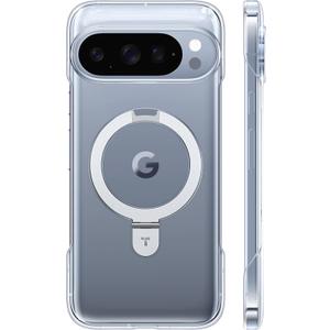 TORRAS Slim for Google Pixel 10 Pro XL Case Clear, Fit for MagSafe, Open Edge Frame, Phone Case for Pixel 10 Pro XL with Stand, Ultra Thin Minimalist, Never Yellowing, Shockproof Corner Cover, Clear