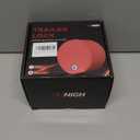 Trailer Hitch Locks with Spherical Ball Head  Fits 1-7/8", 2", 2-5/16" Couplers, No Gaps Anti-Pry & Anti-Cut Design, Heavy Duty Trailer Lock for Boat/RV/Camper, Red