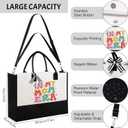 Mom Gifts for Mothers Day, Best Mom Gifts from Daughter Son Kids, Unique Birthday Present for Mama Women Mother-in-Law Grandmas Nana w/Canvas Tote Bag & Makeup Bag