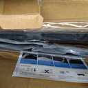 in-Channel Rain Guards for Volkswagen (VW) Tiguan 2018-2024, Window Visor Shields Vent Deflector Shade Wind Dark Smoke 2019 2020 2021 2022 2023 18 19 20 21 22 23 24, Tape-On Inside-Mount, 4PCS