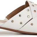 Naturalizer Women's Morena Slide Sandal (10, Warm White Leather)