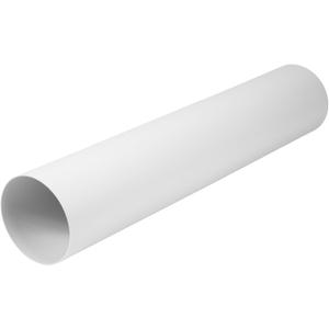 5" Inch Round Straight Plastic Ventilation Duct - 39" Inch Long Rigid Ducting Vent - Replacement Pipe Extension Fresh Air Circulation - Through-Wall Vent Duct Straight Plastic Pipe for HVAC Ducting