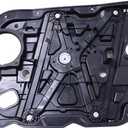 Power Window Regulator with Panel (Motor Not Included) 82481-C2010 Compatible with 2015-2019 Hyundai Sonata | Front Right Passenger Side