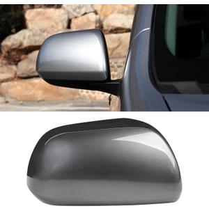 Moonlinks Compatible with Toyota Sienna 2012 2013 2014 2015 2016 2017 2018 2019 2020 Right Passenger Side Mirror Cover Replacement, Gray Right Side Clip-on Mirror Cap Replaces for 87915-08021-B1