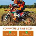 2.75/3.00-19 Heavy Duty Inner Tube, 70/100-19 Inner Tube Replacement, 19 inch Replacement Tire, for Motorcycle, Dirt Bike, Pit Bike and More [Thickened] (2 Pack)