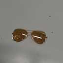 livho Sunglasses for Men Women Aviator Polarized Metal Mirror UV 400 Lens Protection (*Gold Yellow)