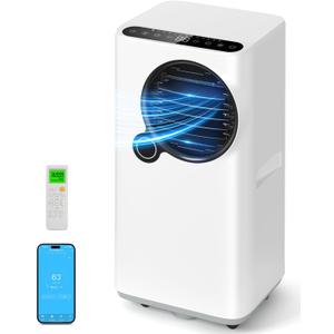 Portable Air Conditioners 16000 btu Smart AC Unit with Cooling/Dehumidifier/Fan, APP/Remote Control 24h Timer Air Conditioner for Room Indoors