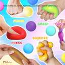 40Pcs Stress Balls-Squishy Stress Balls Bulk-Treasure Box Toys-Fidgets Prizes Bulk-Sensory Balls-Stress Balls for Adults -Classroom Prize-Goodie Bag Stuffers, Sensory Toys (40pack Stress Balls)