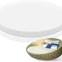 Frienda 3" Height x 66" Diameter High Density Foam Round Cushion Insert 35 D Upholstery Cushion Circle Mattress for Outdoor Indoor Round Bed Cushion Patio DayBed Mattress